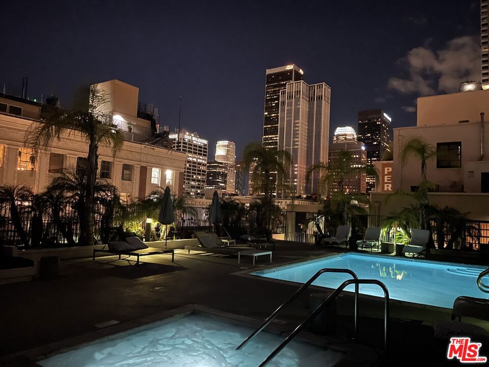 9th floor balcony unit! Welcome to the Metropolitan Lofts, a historical gem designed by renowned architect John Parkinson in 1913. This stunning building, formerly The Los Angeles Public Library, showcases the impeccable Beaux Arts Style, making it one of Southern California's finest examples of architectural excellence. Within these sought-after units, you'll find an irresistible blend of timeless charm and modern comfort. The Metropolitan lofts offer a range of exceptional amenities, including controlled access for your peace of mind, a rooftop deck complete with a refreshing pool, a relaxing spa, and a dedicated dog run. There's also a vibrant game room, a well-equipped fitness room, BBQ grills for delightful outdoor gatherings, and even a convenient laundry service. Situated in the heart of Downtown, this location is simply unbeatable. Just steps away from the Metro and Pershing Square, you'll have easy access to all the vibrant energy and excitement the city has to offer. And don't worry, your furry friends are welcome here too! While there is no onsite parking, there are plenty of nearby options to accommodate your needs. Come discover the Metropolitan lofts and experience the perfect harmony of historical charm and modern amenities in the heart of the city. Pictures may not be representative of the exact unit.