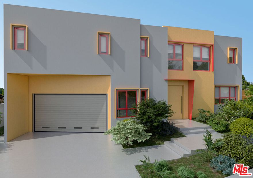 A rare opportunity to build a spacious, 3,445 SF, modern townhome in the heart of Pacific Palisades. The property comes with ready architectural plans designed by Architect Kemal Ramezani AIA, offering three design options for the buyer to choose from, and the seller will obtain final plan approval. An existing high-quality foundation, built on caissons, is already in place, offering substantial cost savings during construction. The soil test report and structural engineer's approval of the existing foundation system for rebuild will be provided to the buyer. There is no HOA; the unit is one of only two units, ensuring privacy and flexibility. The property offers a generous front and side yard, with a south-facing side yard featuring a trellis and area heaters, designed to serve as an inviting extension of the living space. Plan Options: Plan 1: Features a spacious open-concept first floor with a kitchen, wet bar, dining area, and living room.Plan 2: Includes an additional office or guest suite with an en-suite bath and walk-in closet on the first floor, while the kitchen and living areas are slightly smaller.Plan 3: Offers a comfortable living room, a smaller kitchen, and a separate family room. The 2nd floor layout is consistent across all three plans and includes three bedrooms, including a primary suite, plus a den area. All bedrooms feature en-suite bathrooms, walk-in closets, and private balconies. Located just minutes from the Palisades Village, top-rated schools, beaches, and scenic hiking trails, this property offers an exceptional opportunity to create a luxurious residence in one of Los Angeles' most sought-after coastal communities. Whether you're a developer or an end user, this project combines convenience, design flexibility, and outstanding long-term value.