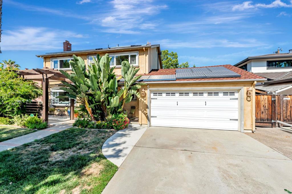 Welcome to this beautifully remodeled 4 bedroom home, offering the perfect blend of comfort and luxury. Step outside into your private oasis featuring an inviting pool, a stunning rock waterfall, and a detached cabana complete with an exterior pool shower. The cabana provides ample space to relax, entertain with a TV and bar, or enjoy a cozy sitting area along with a convenient half bath. Inside, you'll find a gourmet kitchen equipped with stainless steel appliances, a spacious island with a breakfast bar, quartz countertops, stylish tile flooring, and designer lighting perfect for culinary enthusiasts and entertaining guests. Adjacent to the kitchen is a dedicated office area with a built-in desk, ideal for remote work or study. Additional highlights include a charming treehouse and a lush garden area, making this home not only beautiful but also full of delightful outdoor spaces. Don't miss the opportunity to make this exceptional property your new home!