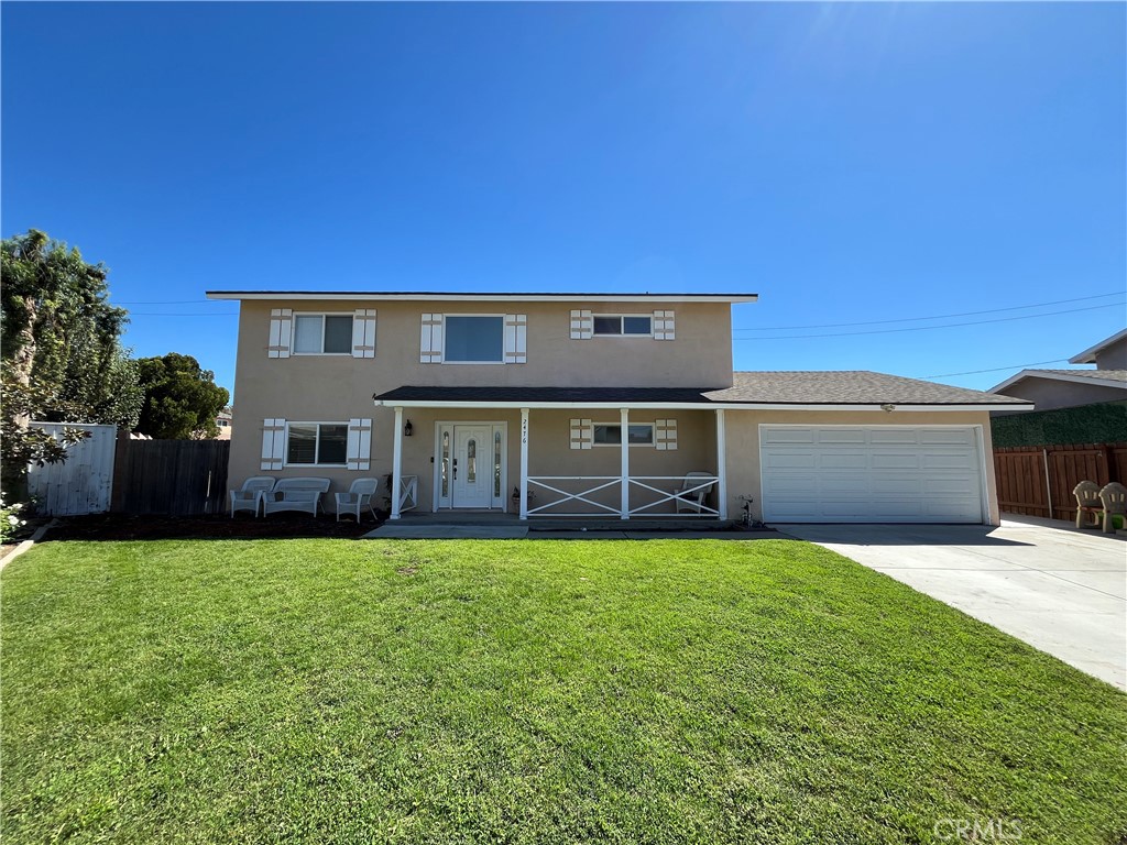 Two-story Simi Valley home, READY FOR IMMEDIATE OCCUPANCY! Amenities include: 5BR + 2BA floorplan; living room; dining area; upgraded kitchen w/granite countertops + stainless steel appliances included (refrigerator, stove/oven + dishwasher); downstairs bedroom + bathroom; laundry area in garage w/washer + dryer hook-ups; central HVAC; dual pane windows; recessed lighting; ceramic tile + wood laminate flooring throughout; backyard w/covered patio + sprinkler system; gardening service included; 2 car garage + driveway for parking; located near hiking trails + local parks; easy access to shopping, dining, entertainment + the 118; pets considered w/owners approval + additional deposit.