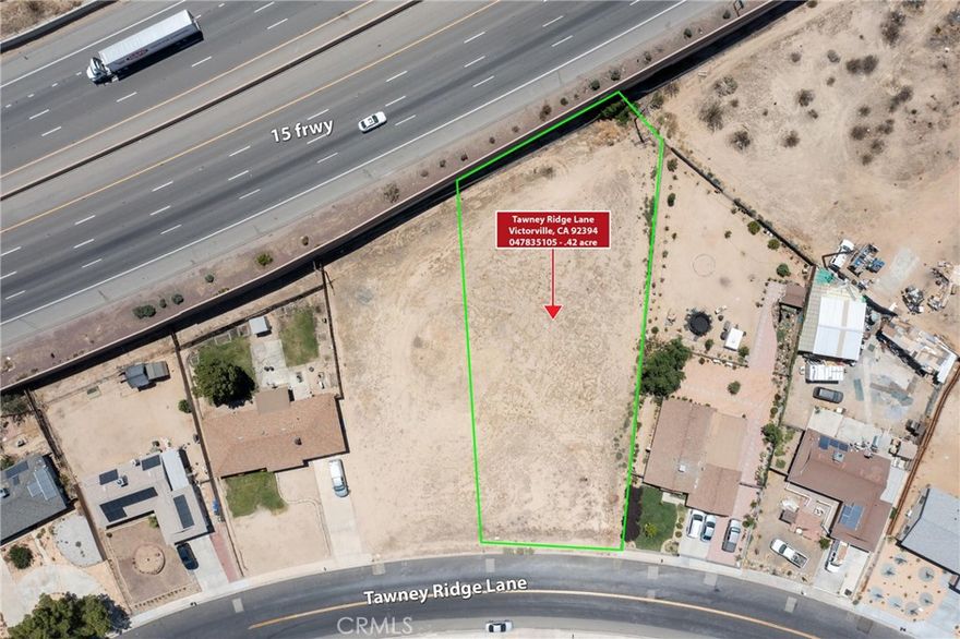 NEW REDUCED PRICE'' NEW REDUCED PRICE** GOOD LOCATION!! on the side of the Highway. Land 19000 Sf Lot. Remember that they are already

building a New City between Victorville and Hesperia. Take advantage of this low prices to build your new home or Keep them as an Investment.

In a couple of year, I will sell them to you myself. I gave you to neighbor's adrdress for better location (16109 TAWNEY RIDGE, VICTORVILLE CA 92394)

We are going to OPEN ESCROW!!
