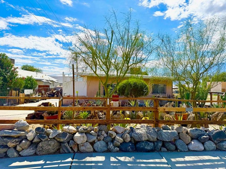 This fantastic 1-bedroom, 1-bathroom home in Desert Hot Springs is the perfect starter property or investment opportunity. Enjoy low-maintenance living with all tile flooring throughout and the convenience of an indoor laundry room. It also features a spacious backyard ready for your personal touch and a one-car detached garage for parking or storage. Located close to shopping and schools, it offers quick access to the freeway and is a short drive to all surrounding desert cities. A must-see property!