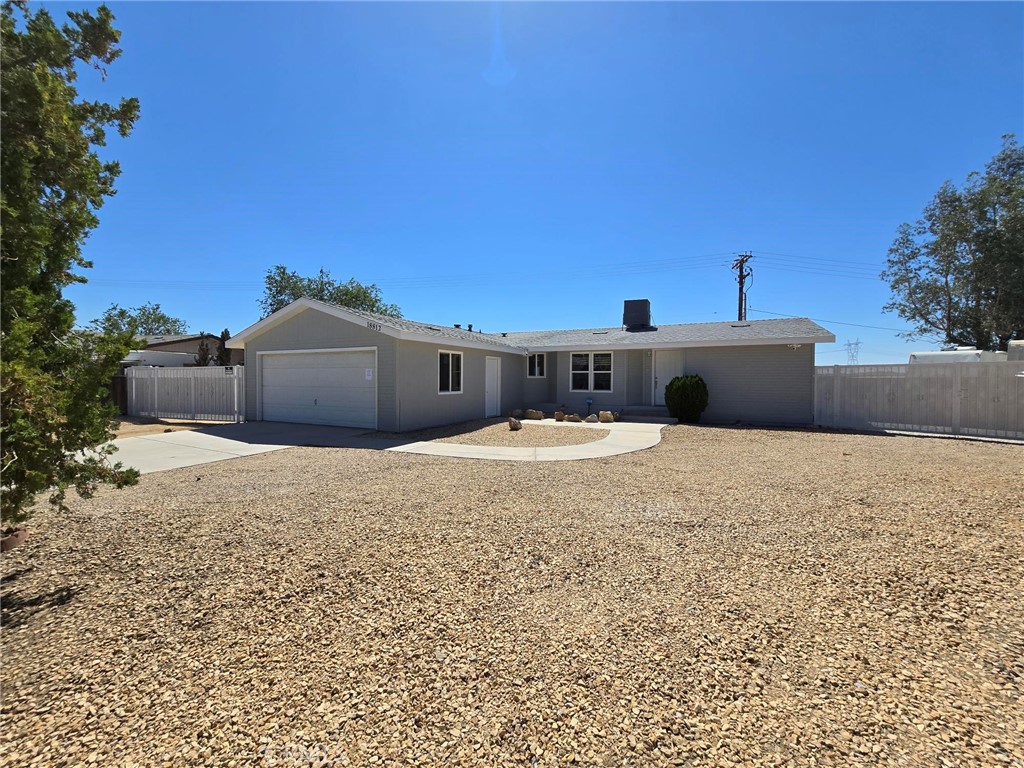 A must see, turnkey property. This single-story property features a Fully custom Kitchen with quartz counter tops, large pantry. 3 bedrooms 2 bath 2car garage. Large corner lot with dual RV access, full RV hook ups. Here is a list of some of the most recent improvements. new roof, new exterior paint, new interior paint, new floors, new light fixtures, new doors, new kitchen, new appliances, new bathrooms, and new Windows, including slider. This property also features front desert landscaping, and two large storage sheds in the backyard.