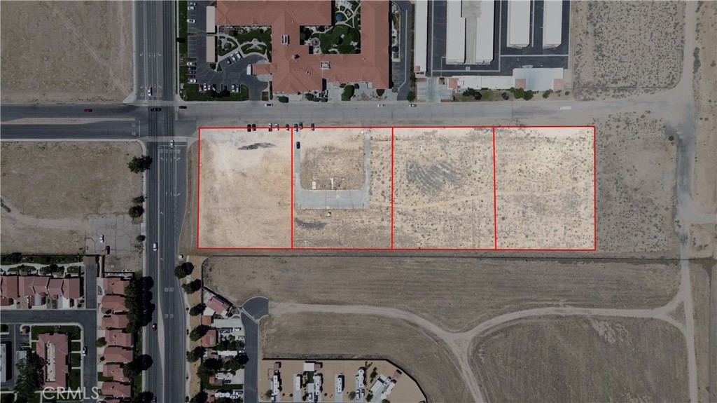 LOCATION, LOCATION & LOCATION!! 1.2 acre of prime Commercial Land located right on the corner of Apple Valley Rd and Town Center Dr. zoned Commercial!! Nice and flat same level with street and have all utilities including water, power, and sewer at site. OC Zoned uses: offices, commercial recreational facilities, retail, food service, convalescent hospitals, etc. 1 block away from the corner of Apple Valley Rd and Bear Valley Rd consist of Jess Ranch Market Place, Target Shopping Center, Stater Bros. Shopping Center, Home Depot and Lowes. The land is and right across of from Whispering Winds of Apple Valley, a assisted senior living, and Citizen Business Bank. Town of Apple Valley has many on going and upcoming billion dollars of developments including: Brightline West’s future High Speed Rail Stations that will be Connecting Downtown Los Angeles to the Las Vegas Strip. These developments are bringing thousands of jobs!! An ultimate location for an immediate development. Endless Possibilities!! Seller also owns other adjacent 3 parcels total of 4 parcels that are also on the market for sale! MOTIVATED SELLER!