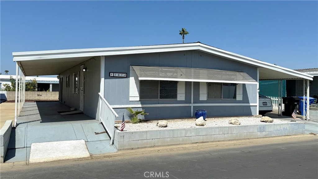 Welcome to this well-maintained 2-bedroom, 2-bath manufactured home located in a vibrant 55+ community. While in original condition, this home has been lovingly cared for and offers plenty of space and comfort. Enjoy a spacious living room perfect for relaxing or entertaining, a formal dining area and a large master bedroom with a generous closet. The convenient inside laundry area features a new washer and dryer. Outside, you’ll find a two-car carport for easy shaded parking.
The community offers fantastic amenities including a swimming pool, tennis courts, clubhouse, and even a playground for visiting grandkids. Whether you're looking to downsize or enjoy an active lifestyle, this home is a perfect opportunity to personalize and make your own.
Don't miss out and schedule a showing today!