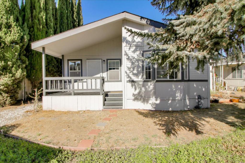 Completed Remodeling in 2015! Move-In Condition! Beautiful double wide home with 3 Bedrooms & 2 Full Baths with 1469 sqft. of living space. The property offers High Ceilings and bright lights with double-pane windows and engineering Wood Flooring throughout. Kitchen with Granite Countertop and Stainless Steel Appliances. Dining Area with dining table sets. Master Bedroom Suite, Master Bath has his & her sinks, featuring a Soaking Tub and Shower. Central Air Conditioning and a lot of Natural Light. Indoor Laundry Room with Washer and Dryer. Carport Parking with 2 official spots plus 1 additional spot with annual permit. Space rent is $1066. All of this is situated in a convenient and friendly neighborhood minutes away from restaurants, shopping centers, and major freeways.