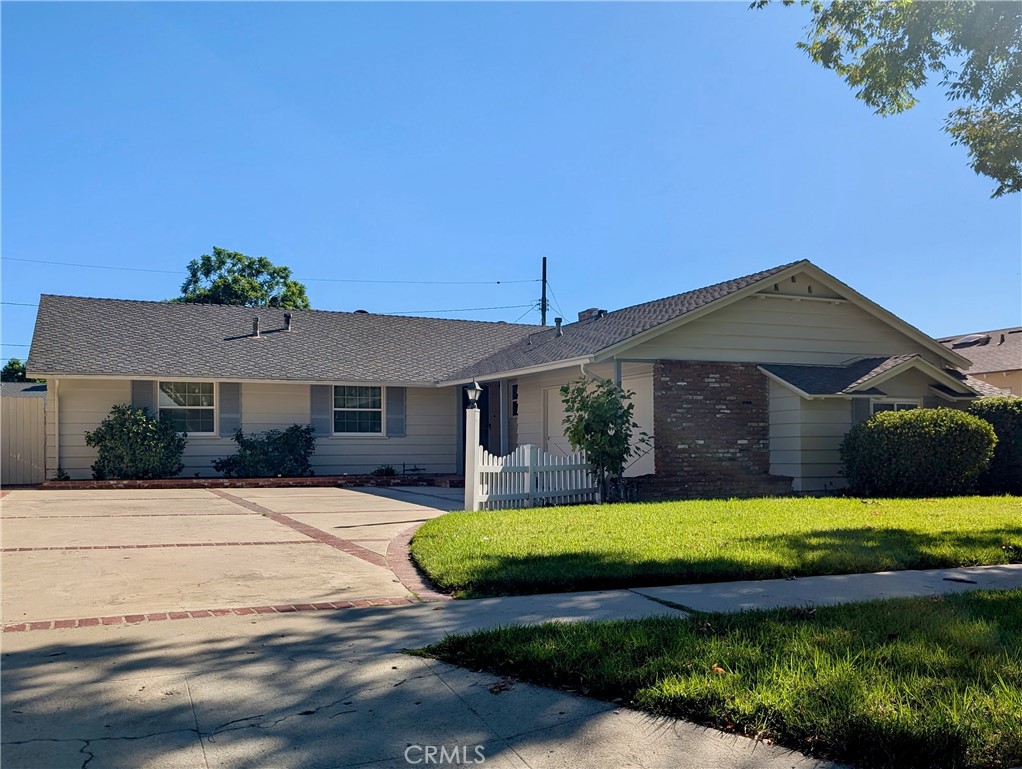 Fully Remodeled single level home with pool. Square footage doesn't include converted garage. Master bedroom with attached bath. Central air and heat, copper plumbing, dual-pane windows. Smooth ceilings, recessed lighting, & fireplace. Modern kitchen includes refrigerator, dishwasher, microwave oven, stove top and wall oven. Full size side-by-side washer & dryer in laundry closet in converted finished garage. $4695/m base rent, less $1000/m discount with 12 month lease. Covered patio, mature trees, fully landscaped front and back yards with automatic sprinklers.