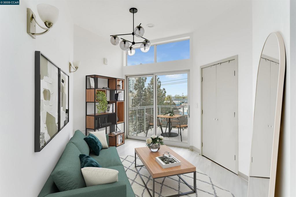 Are you ready to live in the well-known waterfront area of Jack London Square? This small but mighty contemporary condominium boasts an 11’ high ceiling yet is intimate enough for those who appreciate tranquil living space with a private balcony view to enjoy 24/7 and a shared rooftop BBQ area. This unique 7-unit building is a rare find in all of Oakland. Built in 2018, this location accommodates those who enjoy quiet evenings and weekends, with immediate access to a variety of nearby venues. In this eclectic neighborhood, there is something for everyone. It is an excellent location for someone who enjoys walking to neighboring restaurants and bars, taking a ferry to Alameda, attending the weekend Farmer’s Market, visiting Amtrak, and exploring historical Oakland Chinatown and Bart Station, among other attractions. Enjoy catching a movie alone or with companions? You can do so here at the local Regal Theater, which is also known for having some of the best popcorn. Perhaps you enjoy live music? Well, you can at the ever-popular Yoshi’s Jazz Club. Whatever your desires are, you’ll be sure to find something nearby. With new development underway in the nearby areas and additional city development. A rare opportunity for those looking to buy a first home or add to their portfolio.