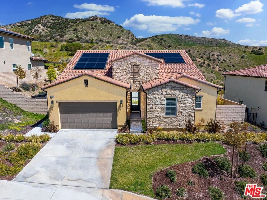 How hard is it to find newer single story homes like this Toll Bros beauty with 12 foot ceilings and high end upgrades throughout? Practically impossible! Here it is, hardly lived in and stunningly anointed with so many tasteful touches it feels like a custom home! Gorgeous wood floors and shutters throughout. Custom front entry glass panel door with views across the valley because there are no homes across the street. An amazing kitchen with walk-in pantry, custom pendant lighting, new double oven/air fryer, granite counters, and wood mocha cabinets. The den/4th bedroom option has a custom built in, beverage fridge and feels more open not being a bedroom. Custom lighting, ceiling fans and 8 inch baseboards throughout. The baths and laundry have updated tile & wallpaper that actually looks amazing. The private yard has been fully landscaped and hardscaped plus the covered area is perfect for outdoor dining and watching a show on the mounted TV. The exterior lighting has been upgraded, the shed stays and the side gate has keypad entry. Upgraded security system too. The list goes on and on but above all you have a uniquely updated, current style single story by one of the best builders in the area with NO MELLO ROOS. Low HOA allows access to the pool area up the street and the park down the street. What a home!