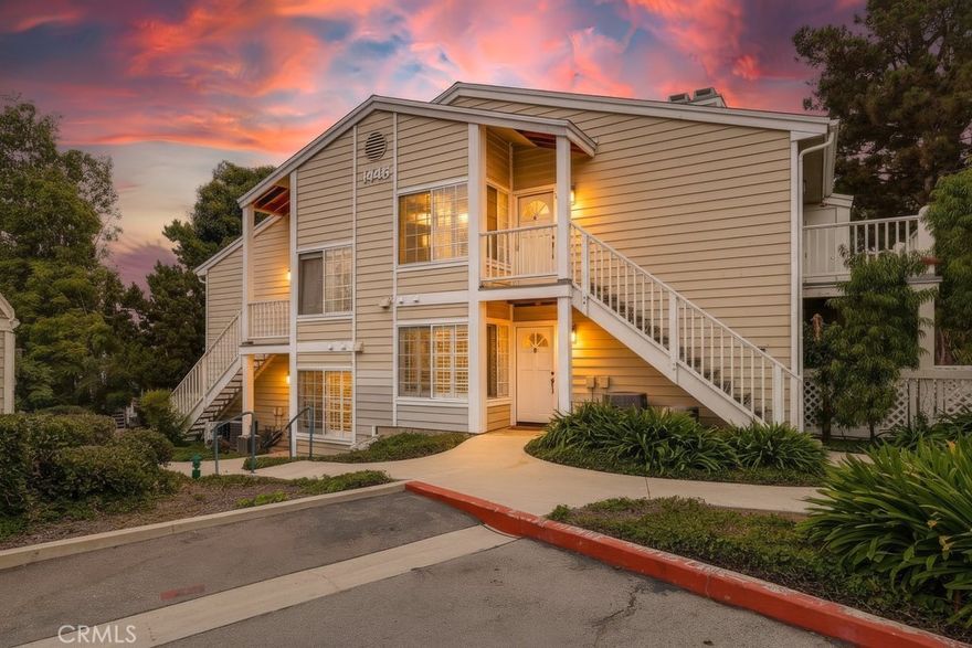 Enjoy a low-maintenance carefree lifestyle with this impeccably upgraded and move-in ready lower unit nestled amongst the mature landscaping that is a signature feature of the Harbor Gate North community. Spacious living area features an attractive fireplace with custom granite surround and sliding doors that open up to the wonderful private patio that is plenty large enough for weekend barbecues or just relaxing with a glass of wine after a hard days work. Attractive wide-plank vinyl flooring has just been installed throughout the living room, dining area, kitchen and hallway with plush low-ply carpeting warming up both bedrooms. Tastefully remodeled kitchen has been opened up to be more accessible to the living area and features custom white cabinetry, luxurious granite counters & backsplash, stainless steel appliances and a breakfast bar that has been altered to finish at the same heiight as the counters to create a more functional space. The sunlit dining area is perfectly located with easy access to both the kitchen and living area. Located at the end of the hall is the spacious primary suite that includes a walk-in closet and a nicely upgraded full bath. Second bedroom makes for the perfect guest bedroom, office or nursery and is located near the nicely upgraded hall bath that includes access to the conveniently located indoor laundry room. Additional interior amenities include fresh paint, recessed lighting and plantation shutters. Harbor Gate North is one of the few condominium complexes at this price point that offers a large PRIVATE two car tandem garage. With this particular unit the garage is in very close proximity to the unit so it's even more of a bonus.That's right, no common area subterranean parking to deal with on this one but there is plenty of guest parking for friends and relatives. No time to take a vacation? No worries, the cascading waterfalls and lush greenery that frame the community pool and spa area create a resort-like atmosphere that will make you feel like you're on vacation year round. This community is also in a very walkable location with grocery shopping, dining, banking and movie theatres only a few blocks away. For those who do still commute to work, there is quick and easy access to the freeways. If you're looking for a place you can move right into and immediately start enjoying the benefits of the lifestyle it offers, this unit is the one for you. HURRY!!