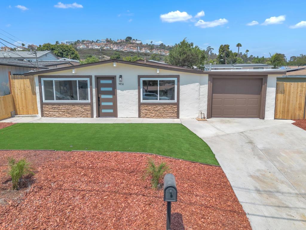 Prepare to be impressed by this absolutely stunning single-story home at 9850 Arapaho St in Spring Valley. Offering 4 bedrooms, 3 bathrooms, and 1,538 sq. ft. of beautifully reimagined living space, every inch has been upgraded with exceptional attention to detail. Inside, you’ll find a brand-new kitchen with sleek cabinetry, premium counters, and modern finishes, complemented by new flooring that flows seamlessly throughout. The home features a newer roof, newer central AC, paid solar system, and fully remodeled bathrooms that feel like a luxury retreat. Additional highlights include a newer water heater, newer windows that bathe the home in natural light, and a newer water softener for added comfort. Set on a 5,000 sq. ft. lot in a peaceful neighborhood close to parks, schools, commuter routes, and the serene Sweetwater Reservoir, this home offers a perfect blend of elegance, efficiency, and everyday convenience—truly a must-see.