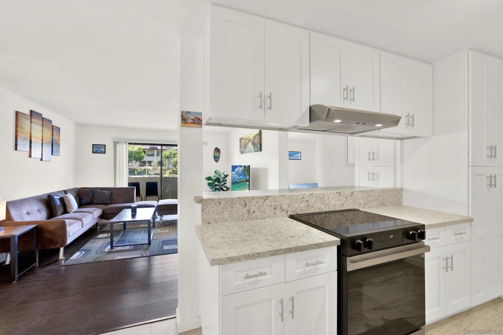 Welcome to The Franciscan at 6780 Friars Rd, Unit 153 — a beautifully remodeled 2 bedroom, 2 bathroom condo offering 957 sq ft of stylish living. This ground-level home features fresh paint, new flooring, and a bright open layout ready for move-in. Enjoy resort-style amenities including a sparkling pool, dry sauna, fitness center, and well-maintained grounds. One assigned parking space and low HOA fees that cover water add to the convenience and value. Perfectly situated in the heart of Mission Valley, you’re minutes from Fashion Valley, the trolley, and major freeways for easy commuting. A turnkey home in a highly desirable community — this one is not to be missed!