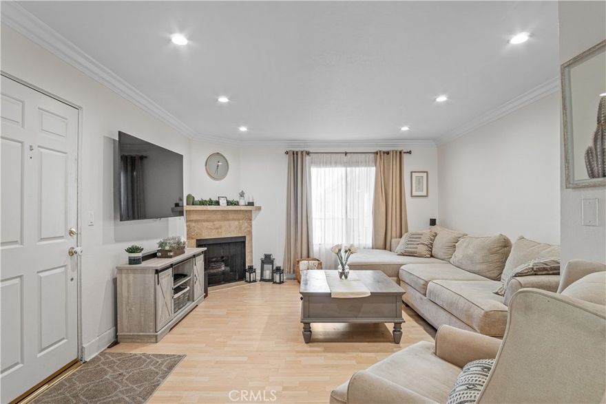 This is the condo you have been waiting for! Within a great community is this beautiful 2-bedroom, 2-bathroom condo. Enjoy the open floor plan with it's laminate flooring and built in gas fireplace. The kitchen is great to prepare all types of meals that features stainless steel appliances, spacious cabinets, and a cozy breakfast bar. Down the hallway towards the main bedroom, you are greeted with a Main bedroom with an attached bathroom for added privacy. Following that, the second bedroom is just as welcoming; Washer/dryer inside the unit is the added plus. Be ready to enjoy the various amenities within the complex. Enjoy the nice pool during a hot day or continue on your fitness journey with the gym and sauna! Located in Van Nuys, this property is at proximity to Balboa Park, Orange line, restaurants, and easy entries to the freeway. Don't miss out on this great opportunity to live in one of Van Nuys great living communities!