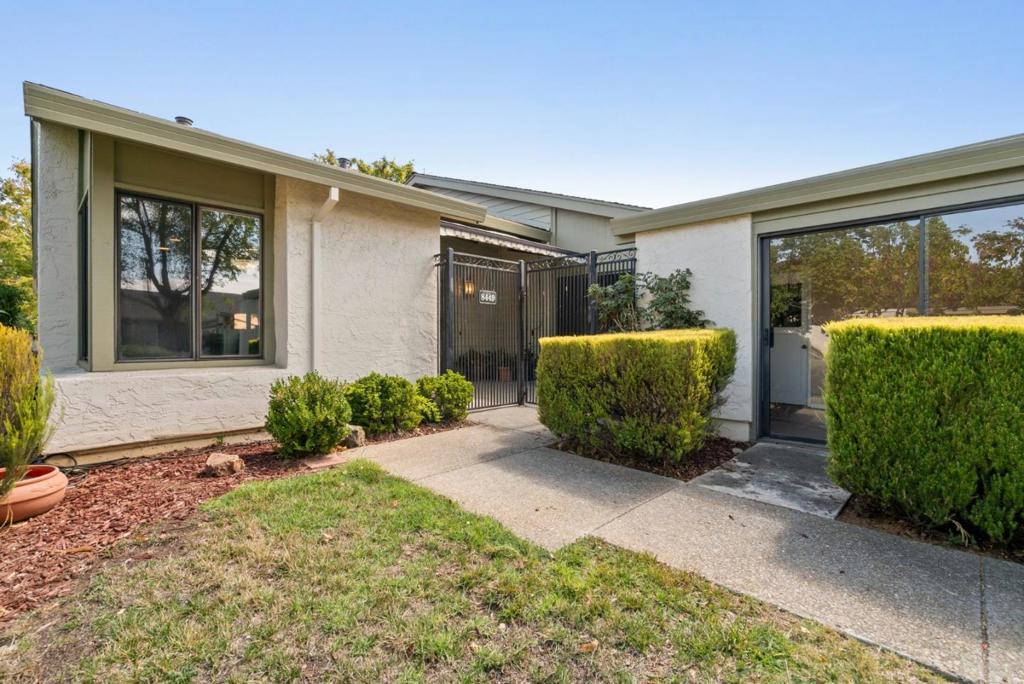 Welcome to this gracious 2 bedroom home located in the coveted senior community of The Villages in San Jose. This exclusive community is set in the foothills of the Evergreen Valley where peace and serenity abound. Step into the front door of this stylishly well maintained home and discover your new lifestyle! A contemporary style graces this home and embraces minimalistic elements with sleek, thoughtful details that emphasize an edited aesthetic. This ingenious style offers an everything in its place interior featuring designs that are high on functionality and simplicity and low on collections and fuss. A cozy fireplace sits central in the main living space. Feel like a chef while preparing feasts with ease in the well-designed kitchen. This space delivers all you need with an abundance of cabinetry dressed with sleek countertops. A private oversized wrap around patio is designed for entertainment or to simply enjoy a cool quiet California evening! This beautifully crafted home awaits your arrival for the new lifestyle you have been looking for. Come visit and fall in love with this extraordinary home!