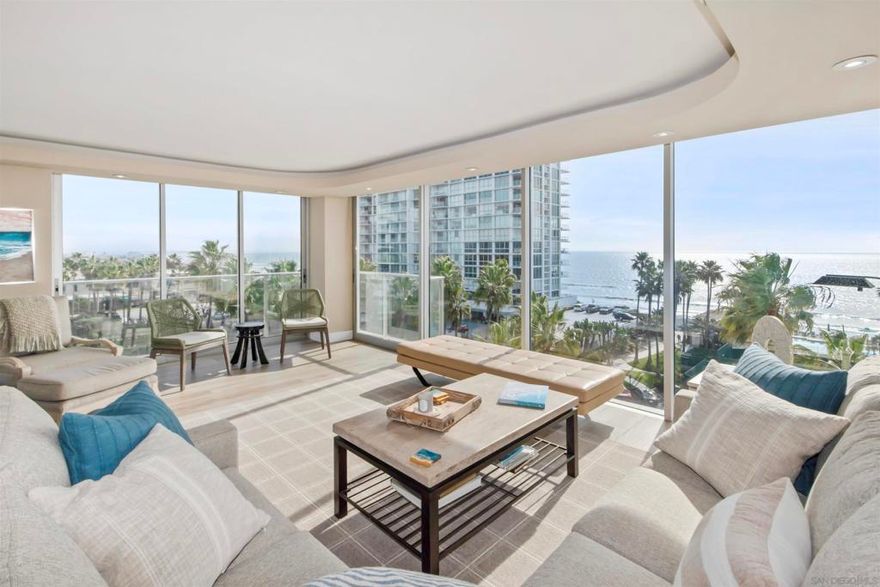 Short Term Updated Vacation Rental at El Encanto Tower  Welcome to our stunning 2 bedroom, 2 bathroom plus an additional den located in El Encanto tower at The Coronado Shores. This condo offers expansive ocean facing views, perfect for enjoying the fresh sea breeze. Residents can take advantage of the onsite amenities including tennis and pickleball courts, 4 ocean front pools, health club and beach club. Situated within walking distance to restaurants, shops, and a military base. This condo is available to lease January-April and August.
