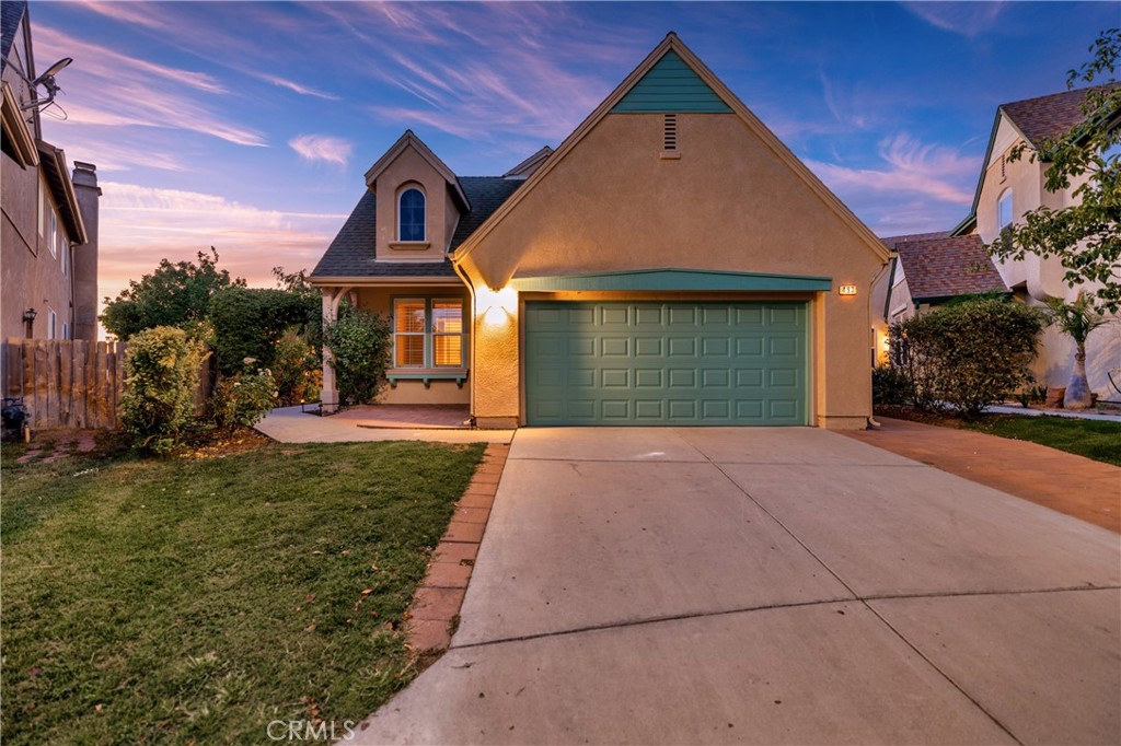 ASSUMABLE VA LOAN at 3% (Subject to Seller acceptance & Lender approval). Experience sweeping vistas from this beautifully upgraded Poets Square residence, with so many details to mention—from the remodeled kitchen, full office with built-in cabinets and shelves, spacious living room with wood floors and cozy fireplace, the downstairs primary bedroom, to the upper-level with loft and view deck—all designed for comfort and enjoyment. A spacious kitchen has all the chef needs with cabinet and counter space, gorgeous wood floors along with a separate dining area for formal entertaining. The light-filled living room features wood floors also, a gas fireplace and views. The downstairs office provides a full working area with wood floors, large windows to bring in the natural light and elegant shutters. The main-level primary bedroom suite provides ease and privacy, laminate floors, window coverings, along with views. The downstairs primary bathroom is remodeled with dual sinks, separate bath and shower, and a spacious walk in closet. The upstairs loft offers a versatile living space with laminate flooring along with storage cabinets and there are two other upper floor bedrooms with laminate flooring. Step onto the upper deck to take in the endless panoramic scenery—an everyday retreat! The lush, spacious yard with shade is ideal for entertaining and even has garden beds along with trees/shrubs. Two car garage and driveway for parking. A paid-in-full solar system! In the heart of Fallbrook with the privacy of a gated community.