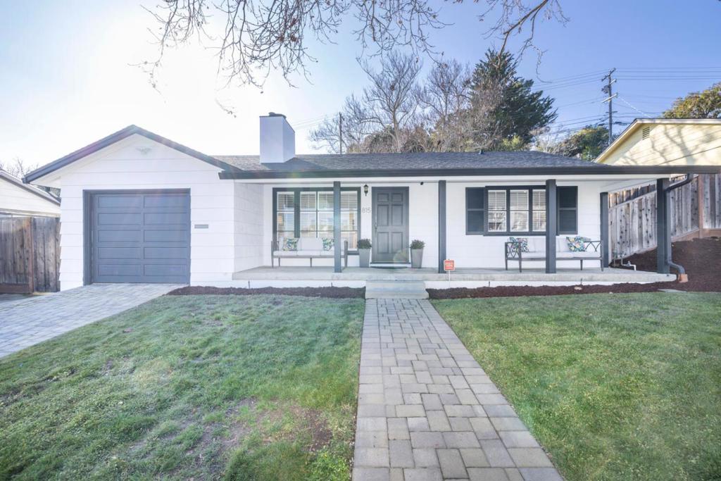 Located in the sought-after Laurelwood neighborhood, this single-level home blends charm, style, and convenience. Minutes from top-rated schools, shopping centers, major commute routes, and the vibrant Laurelwood Shopping Center, this home is perfectly situated for modern living. Upon entering, you will find gleaming hardwood floors throughout, with a cozy fireplace in the living room providing warmth and comfort. The bright and open kitchen features granite countertops, stainless-steel appliances, and an inviting eat-in area with patio windows leading to the landscaped backyard, ideal for casual dining and entertaining. Fresh paint, recessed lighting, and meticulous landscaping throughout enhance the homes timeless style. The low-maintenance backyard offers a large, usable deck, lush greenery, and mature treesperfect for relaxing afternoons or outdoor gatherings. A high-end stone-paver driveway adds impressive curb appeal, while the welcoming front porch opens to a spacious living and dining area with seamless access to the serene backyard. This charming residence combines timeless elegance with thoughtful modern updates, creating a truly comfortable and stylish retreat. Dont miss this rare opportunity to live in San Mateos prestigious Laurelwood neighborhood.