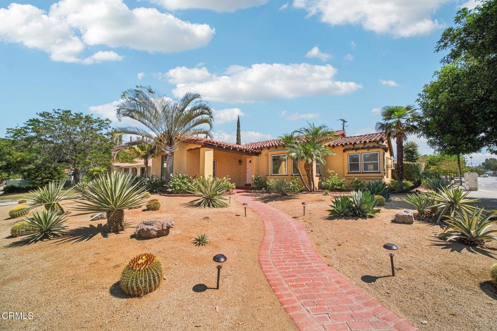 Located in desirable North Glendale, this beautifully renovated 1936 Spanish-style home offers the perfect blend of timeless charm and modern comfort. With three spacious bedrooms and two full bathrooms, the home features classic details like two fireplaces, both thoughtfully preserved. Recent upgrades include a brand-new central A/C system, new furnace, with an accompanying Nest thermostat, ensuring year-round comfort and energy efficiency. The home is equipped with a full security system and outdoor security cameras for peace of mind. Step outside to your own private backyard oasis, complete with a sparkling pool, water-saving landscaping, a storage shed, and plenty of space to relax or entertain. Additional amenities include basement storage, cedar closet and built-in safe. Street parking only. Garage has been converted to an ADU. For added ease, the landlord provides weekly pool service and gardening, as well as monthly pest control. This is a rare opportunity to lease a character-rich home in one of Glendale's most sought-after neighborhoods, updated for modern living while retaining its historic beauty.