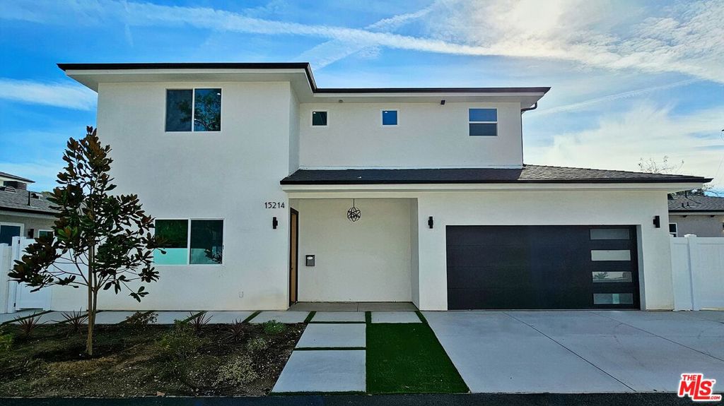 (Address: 6505 Columbus Ave, Van Nuys, CA 91411) Be the first to experience the luxurious charm of this 4-bedroom, 3.5-bathroom home, offering a spacious 2900 sqft of modern elegance. Meticulously designed, the owner has spared no expense to ensure high-quality finishes in this brand-new, 2-story construction completed in 2023. As you step inside, you'll be captivated by the open-concept living space filled with natural light. The gourmet kitchen features custom-made cabinets and stainless steel appliances, perfect for cooking enthusiasts and those who love to entertain. Upstairs, you'll find a massive master bedroom with a walk-in closet, along with two additional bedrooms. The 4th bedroom on the first floor offers flexibility, making this home ideal for all. Enjoy the convenience of a 2-car garage and the privacy of this community. This brand-new home also includes a new washer and dryer. The prime location next to Balboa Park is a must-see. This house is part of a welcoming community. Easy access to dining, shopping, entertainment, and transportation options allows you to experience the best of Los Angeles living right at your doorstep. Don't miss the opportunity to make this exquisite property your new home. P.S. The house is virtually staged.