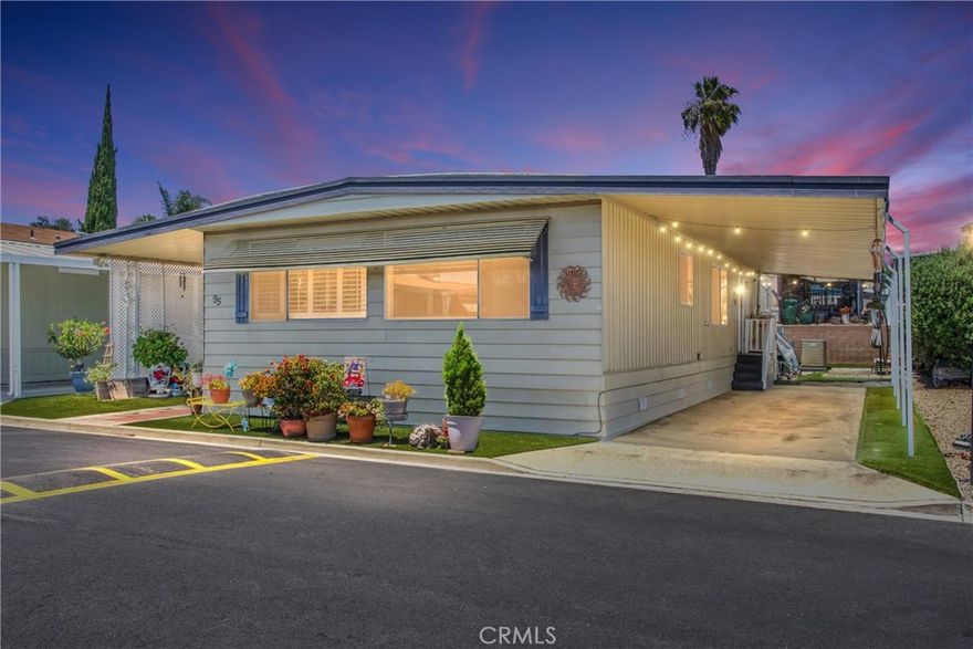 Welcome to this spacious and well maintained Double-wide-mobile home located in the desirable Kingsway Garden Mobile home Estates, an all age community that has recently undergone extensive renovations including updated facilities and streets.  Step inside and discover a bright open floor plan of comfortable living space.  Kitchen has been tastefully updated 2 years ago.  Located in a top-rated school district, this home is close to freeways, shopping, dining, and more.  Built in 1964 and well maintained.  this is a fantastic opportunity to own a home in a vibrant La Verne neighborhood with convenience, comfort and community.