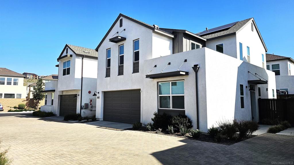 New development only 2 years old. One Bedroom downstairs with full bathroom, work station, laundry room enclosed patio. a lot of natural light. Solar panels. Low maintenance patio. Modern Kitchen all white, all around the house tile and luxury vinyl plank. Complex will have a brand new community pool.