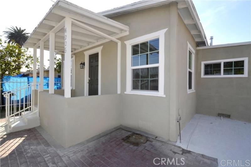A unique opportunity hidden away in the neighborhood. Exterior paint scheme is clean and welcoming. Newer windows and central heat and air. Nicest front door on the block with a private gate. Primary structure is approx 735 sq ft has 2 bedrooms, a full bathroom, a open family room, nice indoor laundry area, a kitchen with stainless steel appliances. There is a one care garage that is approx 250 sq ft converted to a 1 bedroom, w/ 3/4 bathroom that has a tiled shower. Conversion was done by prior owner(s).Additions are not permitted.