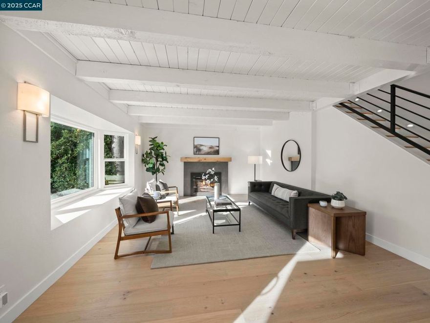 Welcome to your dream modern farmhouse, recently renovated and nestled in the desirable West Dublin area. This East-facing home boasts an expansive 2,000 square foot open floor plan that invites abundant natural light. The living room, warm and welcoming with its cozy fireplace, seamlessly connects to a kitchen/dining area graced by skylights. Culinary enthusiasts will delight in the kitchen, equipped with sleek European cabinets, a convenient pot filler, island surrounded w/ bar stools, and top-of-the-line stainless steel appliances. This lovely home offers versatile living with a primary bedroom on the first floor, featuring two closets, and an optional primary suite upstairs, adding flexibility to your living arrangements. The upstairs includes three additional bedrooms and a bathroom. Step outside to a flat backyard, where the in-ground pool and spa promise endless summers of fun and relaxation. The space is perfect for hosting gatherings, with plenty of room for everyone to enjoy. Located in a tranquil neighborhood. Beyond the confines of this idyllic residence, the community features top-notch schools, easy access to the major freeways, and is mere minutes from shopping centers, hospitals, and recreational facilities. Don’t let this opportunity pass by!