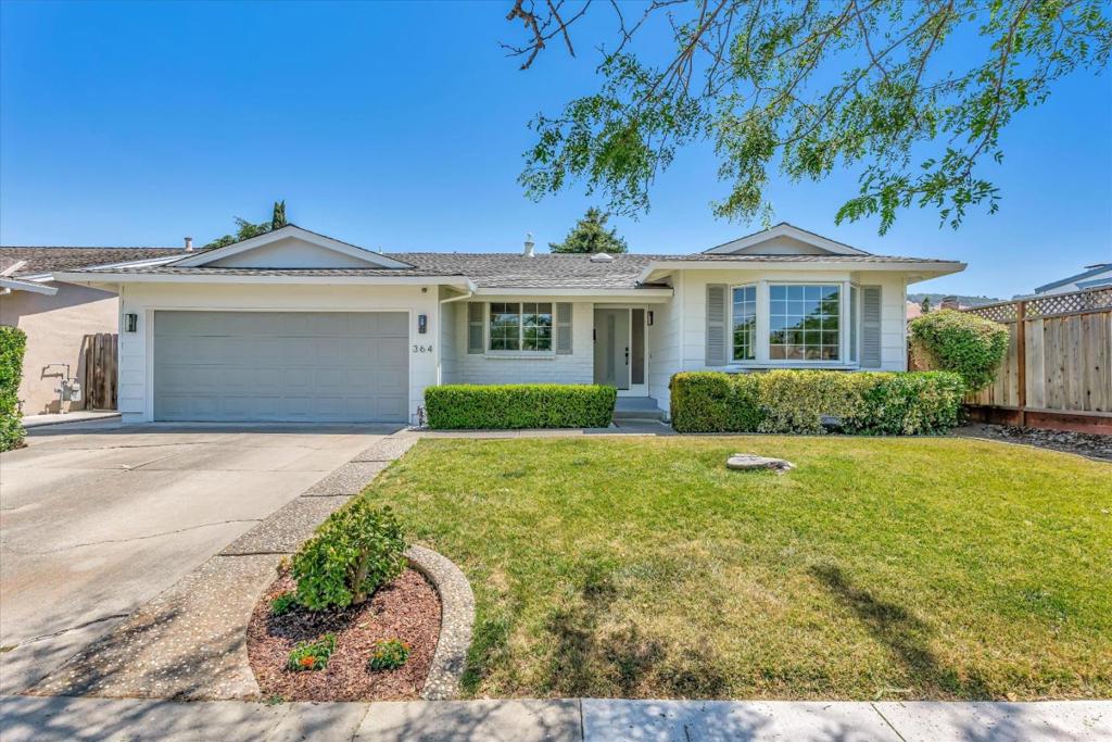 Great Value! This charming 3 bed, 2 bath, 1,760 square foot home located in San Jose would be ideal for you and your family. This beautiful home was built in 1972. Enjoy the top schools associated with this fabulous home: TAYLOR (BERTHA) ELEMENTARY SCHOOL, BERNAL INTERMEDIATE SCHOOL, SANTA TERESA HIGH SCHOOL. The hardwood flooring provides a formal touch while also offering low maintenance. Friends and family will naturally gravitate to this kitchen's beautiful island while entertaining. Spend a quiet evening at home in front of the beautiful fireplace. Enjoy your everyday meals in the eat-in kitchen. Indoor laundry simplifies your life and makes it easy to keep up with family's clothes washing needs. Keep things comfortable with the home's built-in air conditioning. Relax on the patio while entertaining or simply enjoying the yard. You'll appreciate the mature landscaping that surrounds this attractive home. Close to HWY 85 and malls. Don't miss this opportunity!
