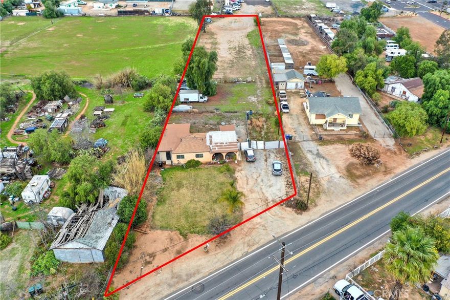 Welcome to 7081 Valley Way, Jurupa Valley. This property provides a versatile investment opportunity! Zoning is R-1 & A-1. Residential and Agriculture! This is an ideal opportunity for investors seeking income and long-term potential. This unique Jurupa Valley property features a dual-zoned lot, approximately 1/3 zoned R-1 (residential) and 2/3 zoned A-1 (light agriculture) — offering a wide range of potential uses.The property includes a 1,100 square ft single-family home that is currently rented, providing immediate rental income. The R-1 zoning supports future residential development, while the expansive A-1 section is ideal for agricultural use, such as farming, nurseries, equestrian activities, or other permitted agriculture operations. The property is located in a growing community with convenient access to freeways, schools, and shopping! This property combines rural flexibility with urban proximity, perfect for a buy-and-hold strategy or creative redevelopment. Don't miss this rare chance to secure a multi-use property in one of Jurupa Valley’s most versatile locations. DO NOT DISTURB tenants. Contact Catherine for questions or property tours.