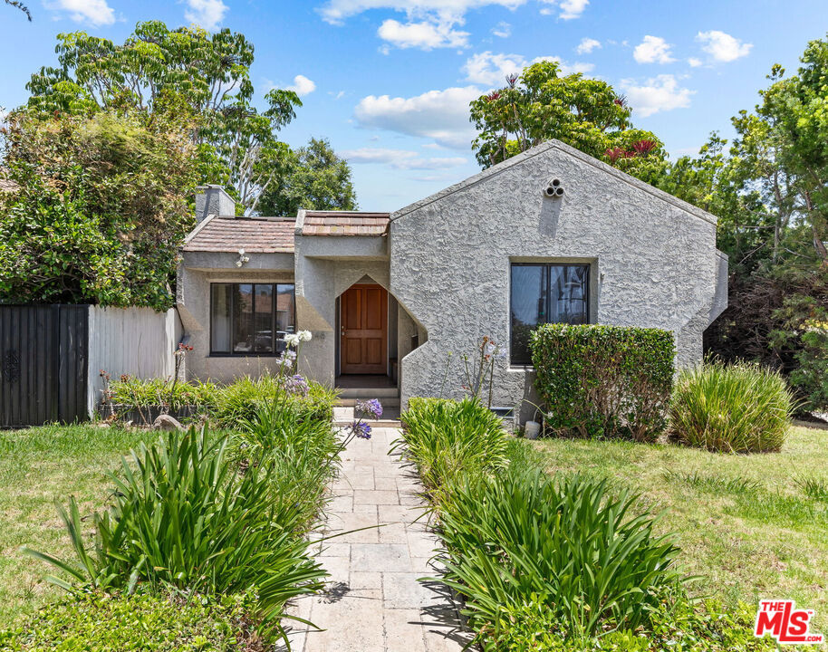 Tucked in the heart of central Westwood and Century City, this delightful single-family home features 3 bedrooms, 3 bathrooms, and a versatile bonus room, all set within a spacious and well-designed floor plan. Step inside to a serene and inviting atmosphere, where generous living spaces are filled with natural light and a sense of warmth throughout. At the heart of the home, the kitchen stands out with a circular skylight, appliances, custom cabinetry, and ample counter space perfect for both everyday cooking and entertaining. The primary suite offers a roomy closet, and an en-suite bathroom complete with a full-size tub and separate standing shower, providing comfort and privacy. Enjoy seamless indoor-outdoor living with a private, gated patio space accessible from the kitchen and breakfast room ideal for relaxing or hosting guests. Additional highlights include an in-home washer and dryer, a bonus room attached to the garage ideal for a home office or studio, and a fully gated driveway and garage for secure, private entry. Located just minutes from the 405 and 10 freeways, this home offers easy access to the best of Los Angeles. A rare opportunity to own a private retreat in one of the city's most convenient and desirable neighborhoods.