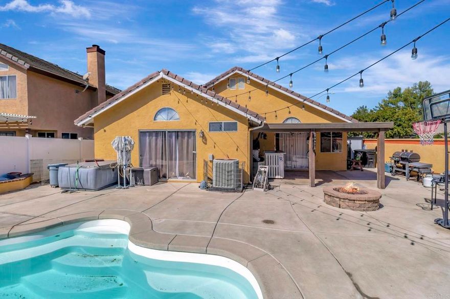 Stop your scrolling! Welcome home to this amazing and inviting 3 bedroom, 2 bath pool home perfectly situated on a corner lot near a beautiful park, top conveniences and easy freeway access—perfect for busy on the go!  Step inside to enjoy vaulted ceilings, a large kitchen, lots of natural light, a large master suite to unwind, and a cozy fireplace in the living room where everyone can gather and make memories. The private backyard with a sparkling pool is ready for summer fun, birthday parties, and weekends at home!  Plenty of room to stretch out on this corner lot home!!!  Murrieta Park within walking distance.  Comfort, convenience and entertaining space — all in one amazing home!