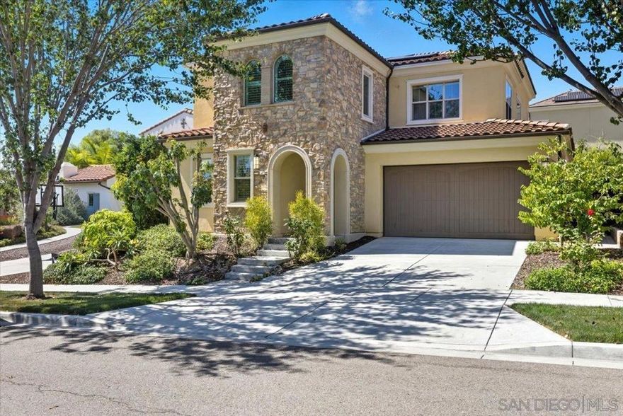 Live the Southern California dream in this stunning 4BR, 4.5BA home in the desirable Foothills community of Carlsbad. With 3,416 sq ft of open-concept living space, this home blends luxury, comfort, and style just minutes from the beach. Enjoy hardwood floors, soaring ceilings, a chef’s kitchen with Viking appliances, Sub-Zero fridge, granite counters, walk-in pantry, and a spacious island. Bifold doors lead to a private backyard with a built-in BBQ and covered lounge, perfect for indoor-outdoor living. The layout includes a downstairs guest suite with full bath, a separate office/den, and an upstairs loft for added flex space. The primary suite offers a walk-in closet, marble finishes, dual vanities, soaking tub, and separate shower. Additional features: solar panels, dual-zone A/C, double-pane windows, in-unit laundry, and attached 2-car garage. Enjoy resort-style amenities: saltwater pool, jacuzzi, parks, pickleball and tennis courts, plus private gated access to Sage Creek High. Located minutes from Carlsbad beaches, shopping, Legoland, and more. 12-month lease. Cats and small dogs welcome. One month’s rent as deposit. Available now.