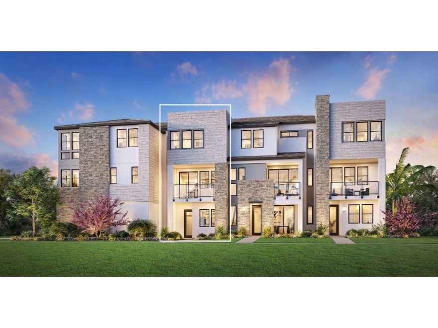 Welcome to the Elm Collection, a new community located in Great Park, which is close to Great Park Ice and the Great Park Sports.  Homesite 57 is a new construction home that is situated in an interior location within the community.   The Sorrel floorplan features 4 bedrooms, with 3.5 bathrooms, and is 2,132 sq. ft, with a 2-car garage.  Upon entering the home, you are welcomed by an expansive foyer and secondary bedroom with a full bath on the first level. On the second level, you will see a chef inspired kitchen complete with generous counterspace, ample cabinetry, and a pantry with an open floor plan. Sliding doors on the second level open to a large, covered balcony. The third level offers a spacious primary suite with a luxurious ensuite bath and walk in closet and dual vanities. There are two additional well sized bedrooms, a full secondary bath, and a dedicated laundry room. Located in a desirable community close to shopping, dining, and the 5 freeway. Homesite 57 is under construction and has an estimated completion of Fall 2026. Photos provided are of the renderings for the Sorrel floor plan.