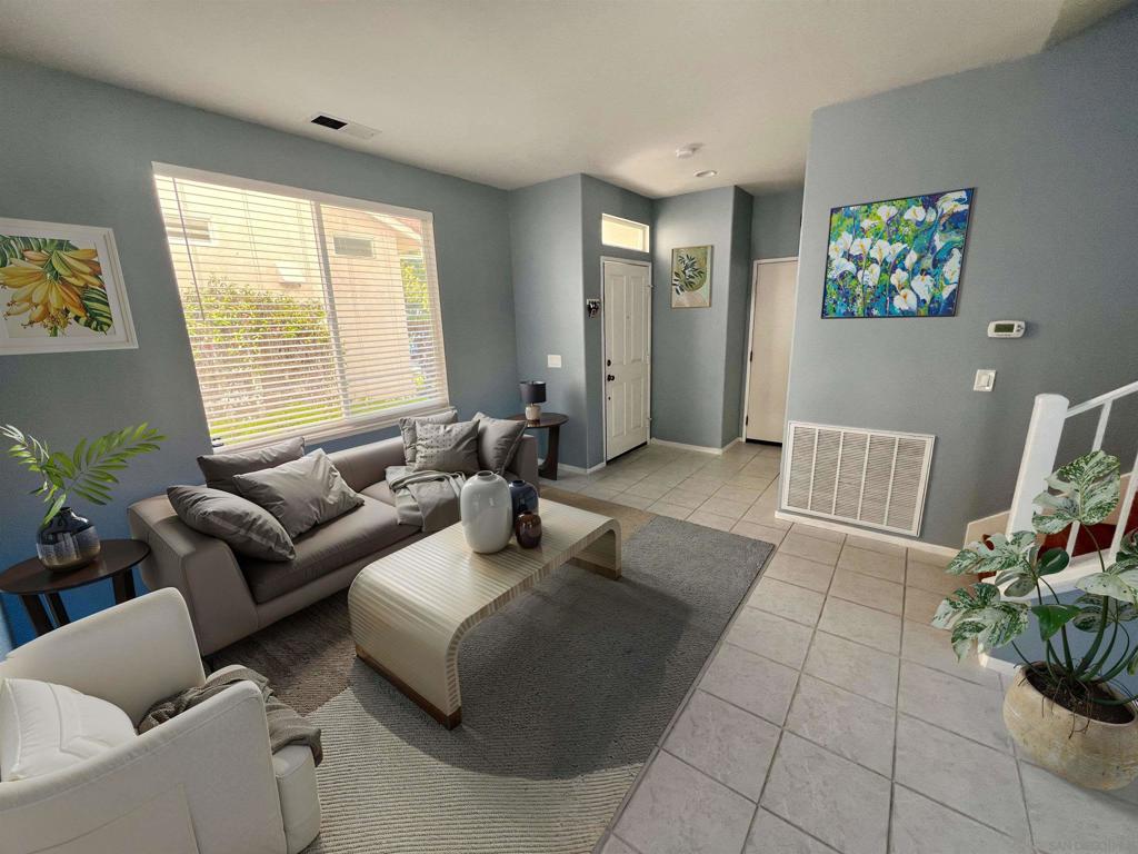 Well kept home in a desirable location of Mira Mesa. Two-story home with two-car garage. Upgraded tile flooring throughout the first floor and wooden flooring on the stair and second floor area. Professionally painted interior with neutral theme. Upgraded window covering. MBR has ceiling fan, walk-in closet and double vanity sinks. Please follow the link @https://photos.app.goo.gl/s4xsU51VpvyidEnu9 to see more.