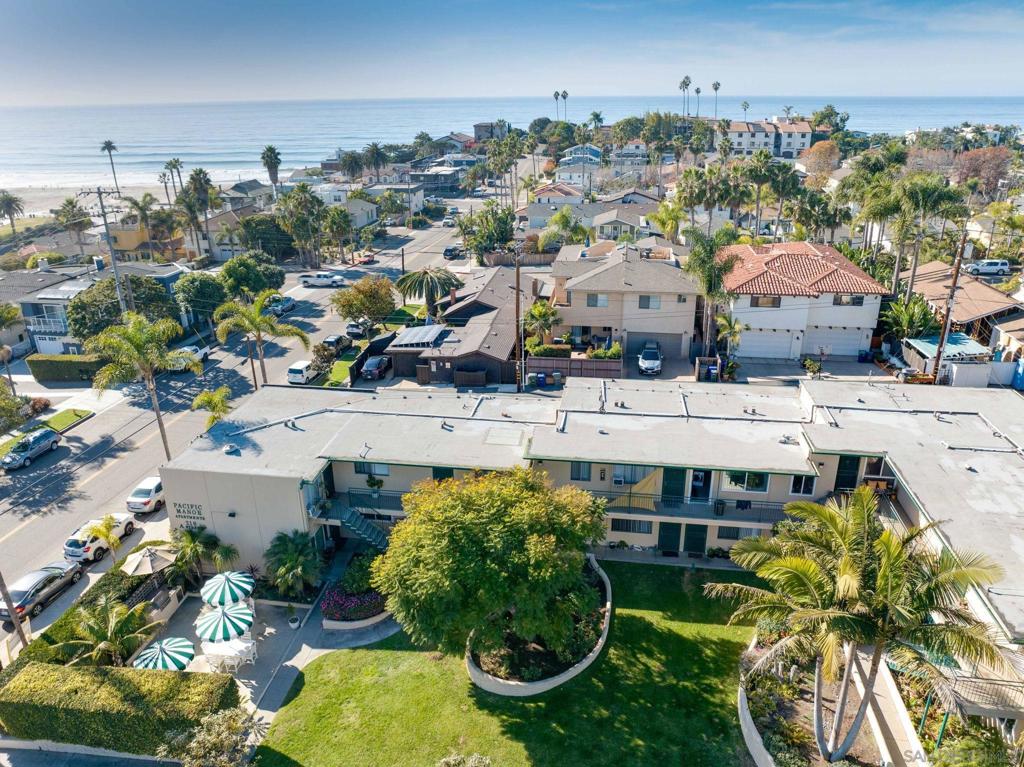 Charming two-bedroom apartment in the heart of Encinitas, just steps away from the pristine shores of Moonlight Beach. Enjoy stunning ocean views from the comfort of your own home, perfect for beach lovers and those seeking a relaxed coastal lifestyle in a prime location.