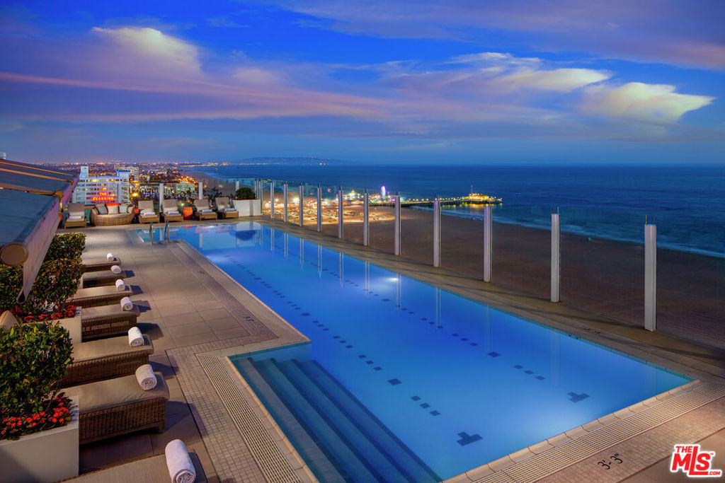 Beautiful 2 BR / 2 Bath Oceanfront Apartment. Designed for those who value the extraordinary, every luxury apartment residence at 1221 Ocean Avenue in iconic Santa Monica, offers offers sweeping views of the Pacific Ocean stretching from Palos Verdes to Malibu. Our one, two, and three-bedroom high-rise apartments feature hardwood-style flooring, quartz countertops, and energy efficient stainless steel appliances. These truly are the most sought-after apartment residences on the west coast. Living at 1221 Ocean Avenue is like living at a five star resort. Our best-in-class amenities include a rooftop, ocean view pool and spa, on-site 24/7 guest concierge service, rooftop lounge, and valet parking. **Photos of similar but not exact unit*