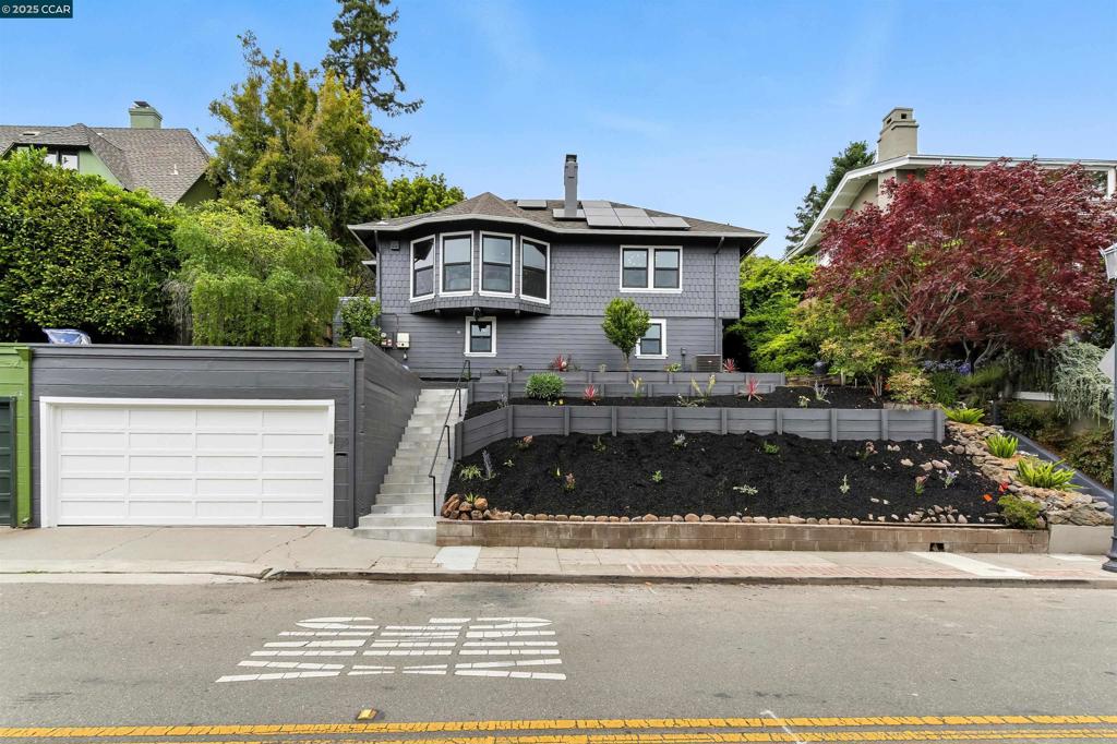 5020 Golden Gate Ave is a rare gem in the heart of Upper Rockridge. This fully remodeled 4-bedroom, 3-bathroom home blends elevated design with everyday functionality, all set in one of Oakland’s most coveted neighborhoods. From the moment you step inside, you’re greeted by soaring vaulted ceilings, brand new Andersen windows that offer natural light, and luxury finishes at every turn. The kitchen includes quartz countertops, custom cabinetry, and high-end appliances perfect for everyday living and elevated entertaining. The lower-level suite with a private entrance, full bathroom, and laundry hookups and offers flexible living: use it as a spacious home office, a 4th bedroom suite, or create passive income with rental potential. Additional upgrades include new tile and hardwood flooring throughout, solar panels for energy efficiency, and thoughtful touches that make this home truly move-in ready. Properties like this don’t come up often in Upper Rockridge. Don’t miss your chance to own a turnkey residence in one of the East Bay’s most connected, character-rich neighborhoods.