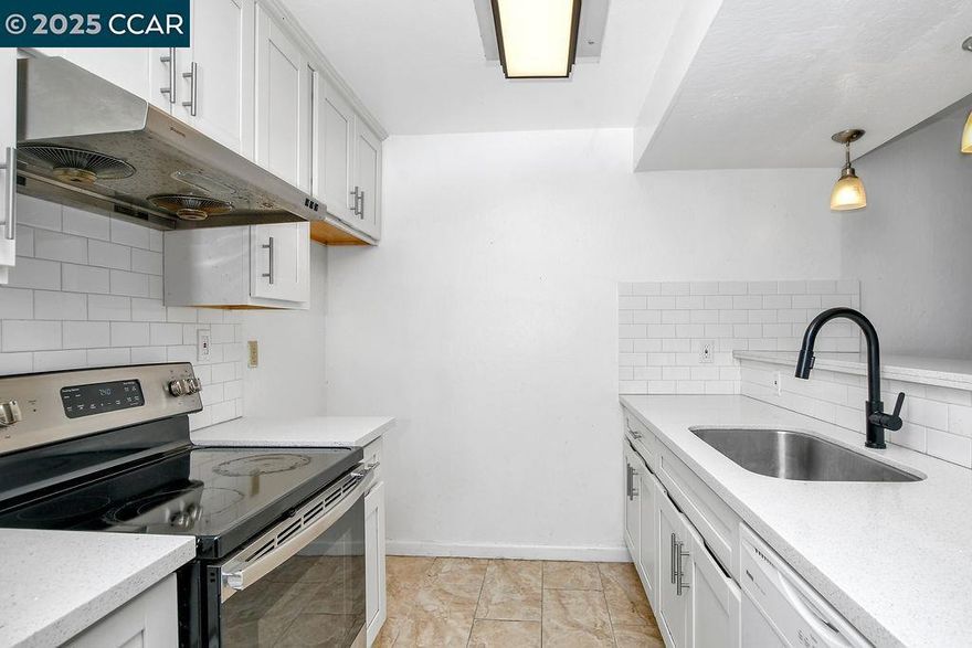 Beautifully Updated Townhome in a Prime Location!  This spacious 3-bedroom, 2-bath townhouse offers the perfect blend of comfort and convenience. The bright, open-concept floor plan features an updated kitchen with quartz countertops, a breakfast bar, and modern finishes — ideal for entertaining or everyday living. Downstairs showcases stylish LVP and tile flooring, while all bedrooms are located upstairs with cozy carpet for comfort.  Enjoy dual pane windows throughout, in-unit laundry, and a dedicated carport for easy parking. Step outside to your large, private, gated patio — perfect for relaxing or dining al fresco. Nestled in a quiet and private north-facing setting, this home is close to shopping, dining, and easy Highway 4 access, making it a great commuter’s choice.  Move-in ready and thoughtfully updated — don’t miss this opportunity to own a peaceful retreat close to it all!
