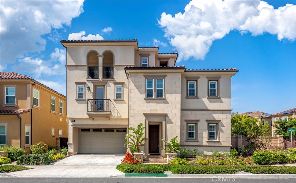 Toll Brothers luxury home, located at the gated community of Parkside in Lake Forest, offers 5 spacious bedrooms with private courtyard space(The loft on the third can be easily converted to the sixth bedroom en-suite). This home sits on a large corner lot that has been exceptionally landscaped and ready for you to relax at the barbeque. The courtyard provides space for both gardens and vegetables. The luxurious master bedroom suite features a spacious custom closet. The gourmet kitchen with a desirable center island and plenty of stainless steel appliances satisfies all your needs for an ideal kitchen. This 3-story house gives you a breathtaking view of the surrounding hills. The third story offers a bonus room that opens to a rooftop deck and comes with a powder room, which includes an 80K upgrade. Impressive 10-foot ceilings on the first floor, 9-foot second-floor ceilings, and 8-foot interior doors. Brand new carpet and whole house painting. Take huge advantage of easy access to the freeway, shopping center, and award-rewarding school district, and it is directly across the street from the Lake Forest Sports Park. Enjoy all the great facilities provided in this great community, which features its community pool and an amazing and high-end clubhouse for your enjoyment. This is the one that you CANNOT MISS! Come take a look and be the first family to CALL IT HOME.