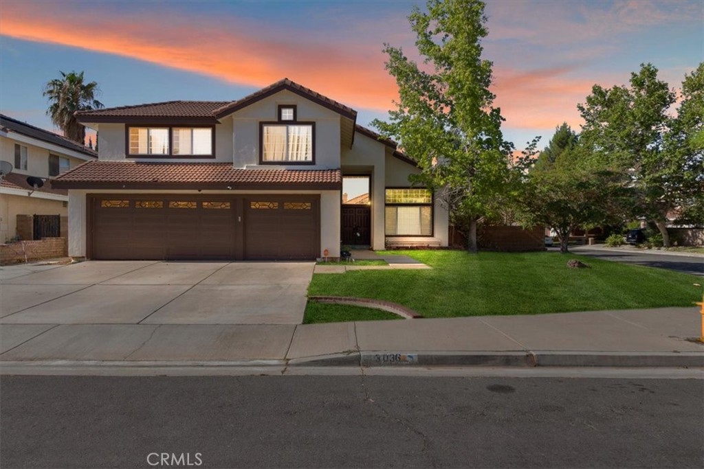 Welcome to this beautifully upgraded 2-story, 5-bedroom, 3-bathroom home located in the highly sought-after Rancho Vista community. This spacious residence offers a thoughtful and versatile layout. The main level features a convenient bedroom and full bathroom—ideal for guests or multi-generational living. Upstairs, you’ll find four generously sized bedrooms, including a spacious primary suite complete with a large en-suite bathroom and walk-in closet. Upgrades throughout the home enhance both comfort and style, and an abundance of natural light fills the interior, creating a warm and inviting atmosphere.