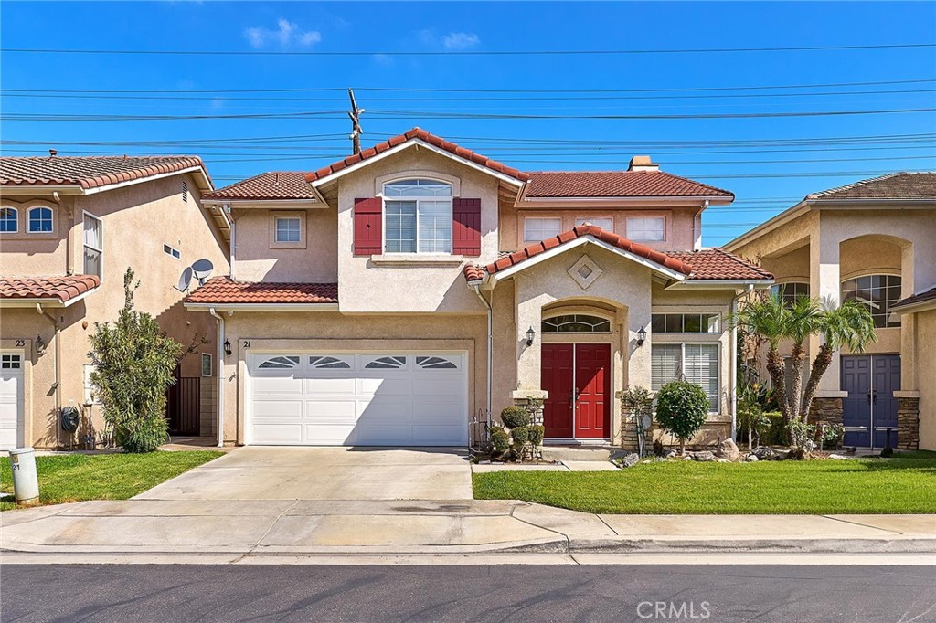 Gorgeous! Beautiful home located in the highly desirable Centerstone Community in Buena Park. The home features a great open floorplan, and 3 bedrooms, 2.5 baths with spacious loft. The Master suite offers a walk-in closet with separate custom white closet. Dual sinks with separate walk-in shower and bathe tub. The kitchen is open to the dining area and features contemporary white cabinets, quartz countertops w/backsplash tiles, stainless steel appliances. Spacious backyard, and patio area. There is a 2-car attached garage and minutes from Shops, Restaurant, Schools, Freeways, and Much More! A MUST-SEE!