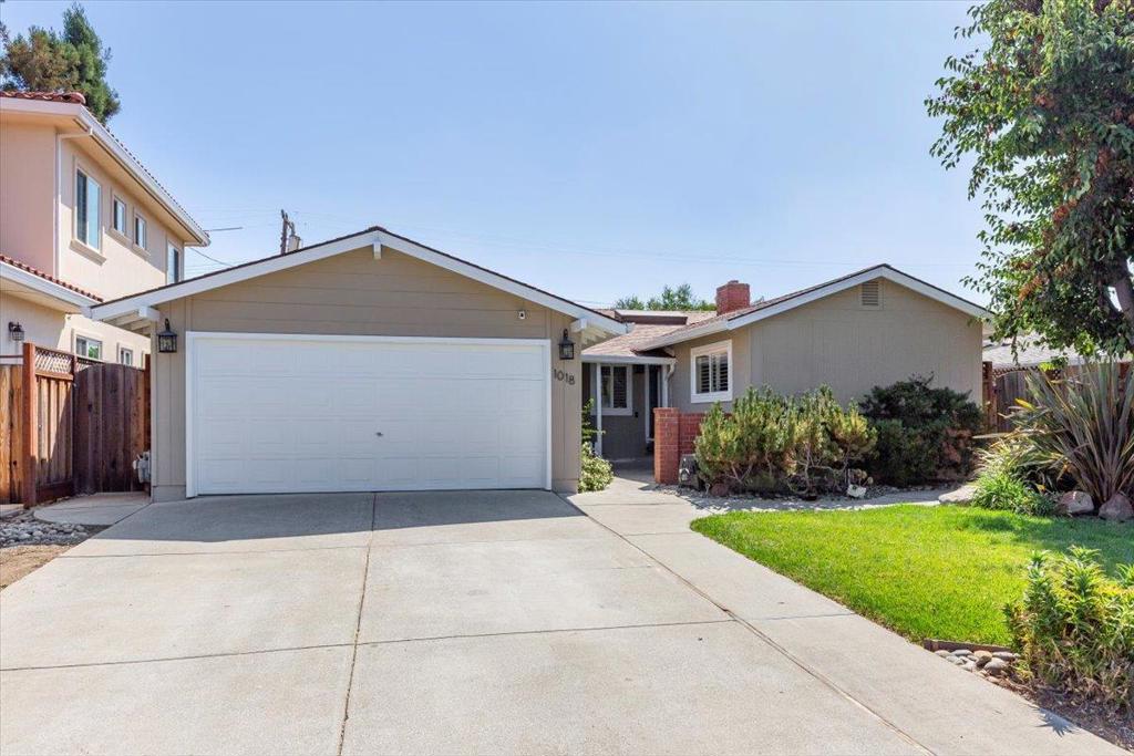 Welcome to 1018 Huntingdon Dr., a nicely updated home with remodeled kitchen and bathrooms. Located in one of the better neighborhoods in West San Jose, this home is within the attendance boundaries of Lynbrook HS, Dilworth Elementary & Miller Middle schools. Freshly painted inside and out, this home boasts hardwood & tile flooring, Central heat and AC along with skylights and a cozy brick fireplace in the living room. The Roof is brand new: Certainteed/Landmark Pro composition shingle, along with new gutters & downspouts. The kitchen has been remodeled with all new kitchen appliances, new quartz counters and can lights. All cabinetry has been redone. Both bathrooms have been remodeled, new tile flooring, new toilets, vanities, fixtures, lights and tub. Primary bath has new custom shower; Hall bath has new shower over tub. Nicely landscaped, plus the back yard has water features, slate like tile patio and free-standing pergola. Minutes from Cupertino Main Street, just a short drive to Westgate Center Safeway, Trader Joes, Sprouts, Ranch 99 and many more. Easy commute to Hi Tech companies like Apple, Netflix, Google and more. Come see this unique blend of Award-winning schools, convenient location and this single-story home with so many upgrades!