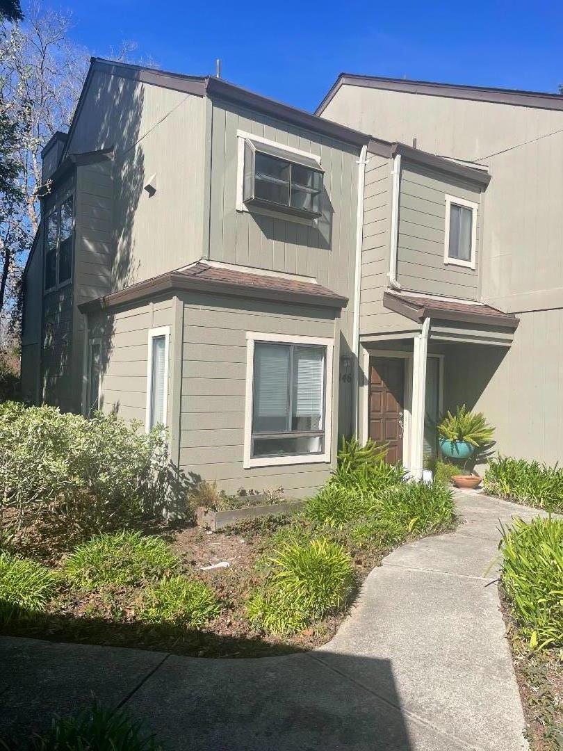 Discover this charming 2-bedroom, 2-bathroom home in the beautiful mountain city of Scotts Valley. The kitchen is designed for functionality, providing a welcoming space for meal preparation. Enjoy the cozy ambiance of the living area, complete with a dining area. Warm up by the fireplace and a deck with beautiful views of the Santa Cruz Mountains. perfect for evenings spent indoors and outdoors. The home is located only 20 minutes from Silicon Valley for easy commuting and 15 minutes to the beach! The home's flooring features a mix of carpet, laminate, and other materials, offering comfort and style throughout. Convenient laundry facilities ensure ease of use. You will appreciate the central forced air heating and the window/wall unit cooling system for year-round enjoyment. .The master bedroom with its own bathroom and a sliding window inviting you to view a beautiful garden patio and with your own garage for car or storage. This property is situated within the Scotts Valley Unified School District, providing options for elementary education. Experience the best of Scotts Valley living with this delightful home, offering practical amenities and a friendly environment.