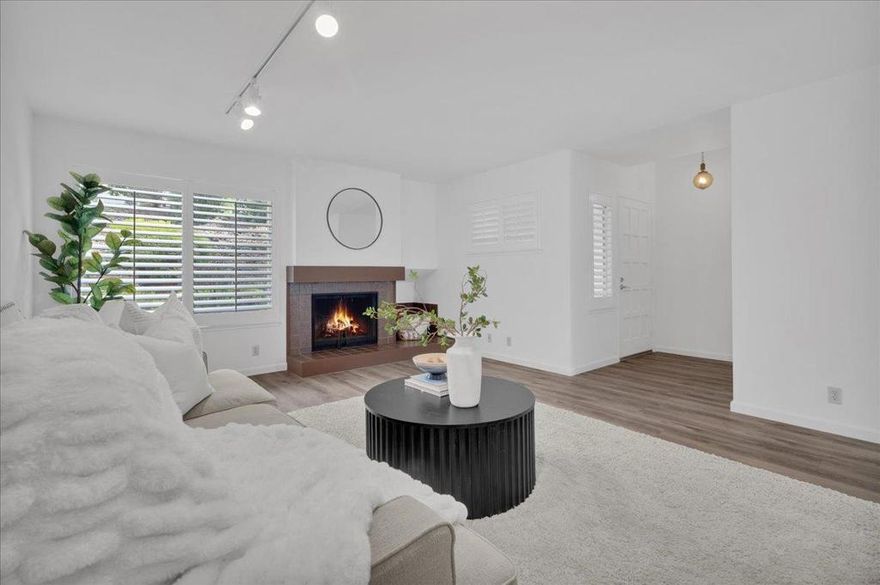 If location and "Move in Ready" are two items on what your next home needs to consist of, then this beautifully appointed 3-bedroom, 2.5-bath residence offers the perfect blend of comfort and convenience. As you step inside, you'll immediately appreciate the brand new flooring that flows throughout the entire home, complemented by fresh paint and stylish baseboards that create a warm and inviting atmosphere.  The main level features a convenient half bath for guests, while the upper level boasts two full baths, ensuring ample space for your family and visitors. There is also room for a chair lift or elevator when the time comes. New flooring, fresh paint, and an updated stove and range were just brought in, giving the kitchen an updated feel, while allowing you a blank canvass for your personal touches. Step outside to your private concrete patio, perfect for morning coffee or evening gatherings. The detached 2-car garage provides not only parking but extra storage space for all your needs. Located centrally in Pacific Grove, this home is walking distance to top-rated schools, shopping, and a variety of restaurants. Don't miss out on this incredible opportunity to own a piece of Pacific Grove paradise!