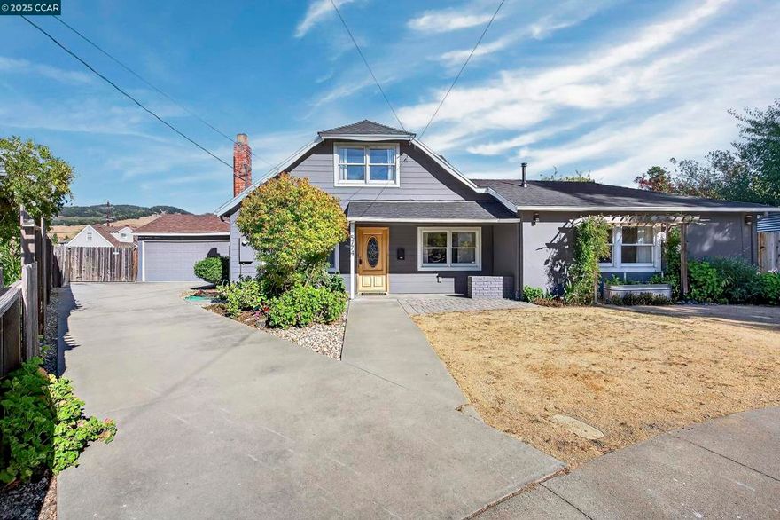 Charming Renovated Home in Sherwood Forest – ADU/Lot Split Potential!  Welcome to this beautifully updated 4-bedroom, 2-bath single-family home nestled in the desirable Sherwood Forest neighborhood of El Sobrante. With 1,588 sq. ft. of thoughtfully designed living space on an expansive 8,050 sq. ft. flat lot, this home offers comfort, style, and incredible potential.  Step inside to find gleaming hardwood floors, dual-paned windows that fill the home with natural light, and a fully renovated kitchen and bathrooms featuring modern finishes and fixtures. The open layout is perfect for both everyday living and entertaining.  Enjoy peace of mind with a brand-new roof, and take advantage of the large backyard—ideal for gardening, entertaining, or future development. The generous lot size and configuration make it a perfect candidate for an ADU (Accessory Dwelling Unit) or potential SB9 lot split (buyer to verify with local jurisdiction).  Located in a quiet, well-established neighborhood with easy access to schools, parks, shopping, and commuter routes, this move-in ready gem is a rare opportunity you won’t want to miss!