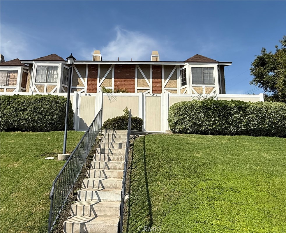 Elegant and quiet neighborhood.....Pool community.....End unit.....Passing an enclosed front yard to enter the home through an iron gated front door.....The interior of the home has been recently repainted throughout.....Spacious living room with french window and fireplace.....Formal dining room.....Kitchen renovated 2 years ago with High gloss cabinets and quartz countertop.....One powder room on the first floor.....The two bedrooms upstairs are all suites.....Master suite with walk-in closet.....Direct access to a spacious 2 car garage.....Washer and dryer in the garage.....This sweet home is remarkably convenient in every aspect.