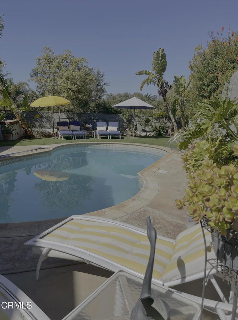 Rare Santa Barbara horse property next to Hope Ranch with 2nd unit. Enjoy the country life just 1 mile from major Santa Barbara shopping & restaurants. This compound features a corral, pool, 2 bedroom apartment, and usable, gated .47 acres on a private lane with Vieja Valley elementary 3/4 mile away. The main level has 3 bedrooms, 2 remodeled baths, remodeled kitchen with Carrara marble counters and high end appliances, a pool area with covered Lanai featuring a built in BBQ kitchen. Permitted 2 bedroom, 1 bath above garage has full kitchen and balcony with mountain view. Oversized carport allows possibility of converting the oversized 2 car garage to a Junior ADU and still having covered parking. Across the street from Hope Ranch, riding trails, Modoc Riding Rings, and Modoc Preserve.
