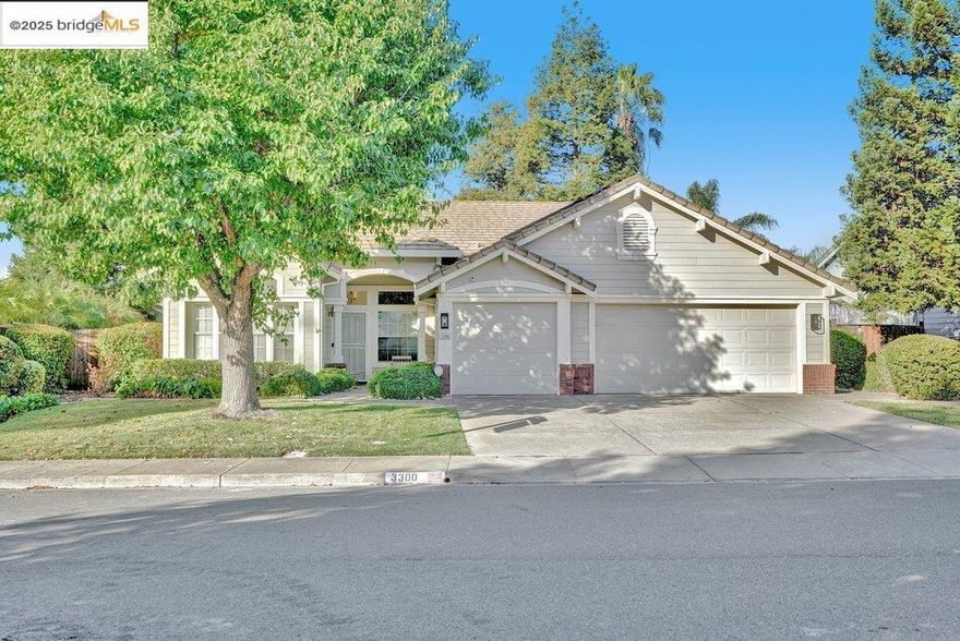 Welcome Home! This inviting 4-bedroom, 2-bath single-story home is nestled in a quiet and desirable neighborhood. The open floor plan offers seamless flow between living spaces, perfect for both everyday living and entertaining. The spacious kitchen features a breakfast bar, eat-in dining area, and newly installed microwave and oven, making it the heart of the home. Enjoy energy efficiency with fully owned solar and the convenience of an EV charger. The large 3-car garage provides ample parking and storage, while the expansive, pool-sized backyard offers endless possibilities for outdoor enjoyment. A wonderful blend of comfort, function, and modern updates—this home is move-in ready and waiting for you!  Open House Sat. 10/18 & Sun. 10/19 1-4PM