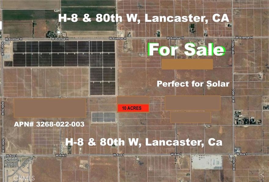 9.62 Acres of street frontage located on 80th St W.  Flat Rectangular lot for residential or agriculture.  Great location for solar farms, located near existing solar farms. Identical lot next door also for sale and sold separately.