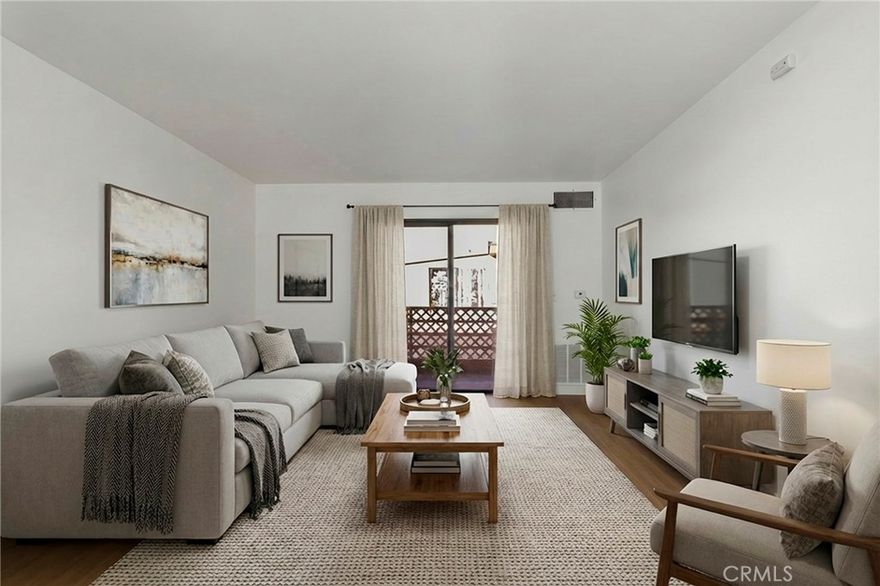 Welcome to this charming top-floor condo in Warner Parc, a fantastic 1-bedroom, 1-bathroom unit ideal for first-time buyers! This open-concept home features seamless living, dining, and kitchen areas, a generously sized primary bedroom, and the convenience of central HVAC, all complemented by a private balcony for enjoying your own outdoor space. Residents enjoy excellent community amenities, including laundry facilities, an elevator, and a beautiful pool and spa area, while HOA dues cover essential services like water, trash, and earthquake insurance. Located on a private cul-de-sac just north of Vanowen, the condo is centrally situated near popular spots like Topanga Social, Westfield Topanga Mall, and The Village in Woodland Hills, with easy access to both public transport and major freeways. Don't miss out on this incredible opportunity!